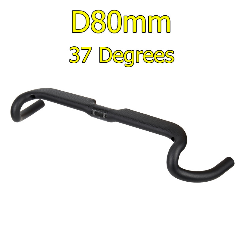 37 Degrees Drop 80mm Fully Hidden Wiring Matte Road Bicycle Handlebar Carbon Gravel Ultralight Big F