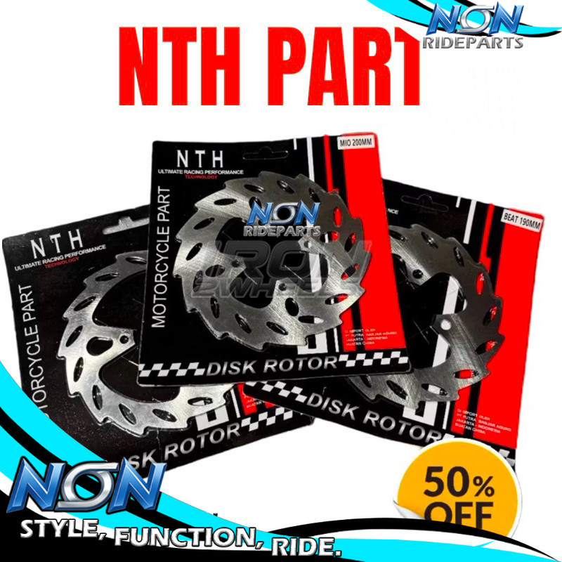 NoiN RideParts -  Disc Piringan Cakram NTH Variasi  Beat Vario 125 150 160 Fi Scoopy Genio piringan 