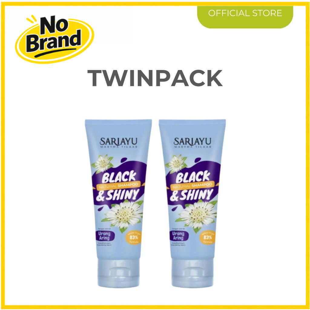 [TWINPACK] SARIAYU Shampoo Urang Aring 2 x 170ml - PAKET 2 PCS Hair Sampo Perawatan Kesuburan dan Ra
