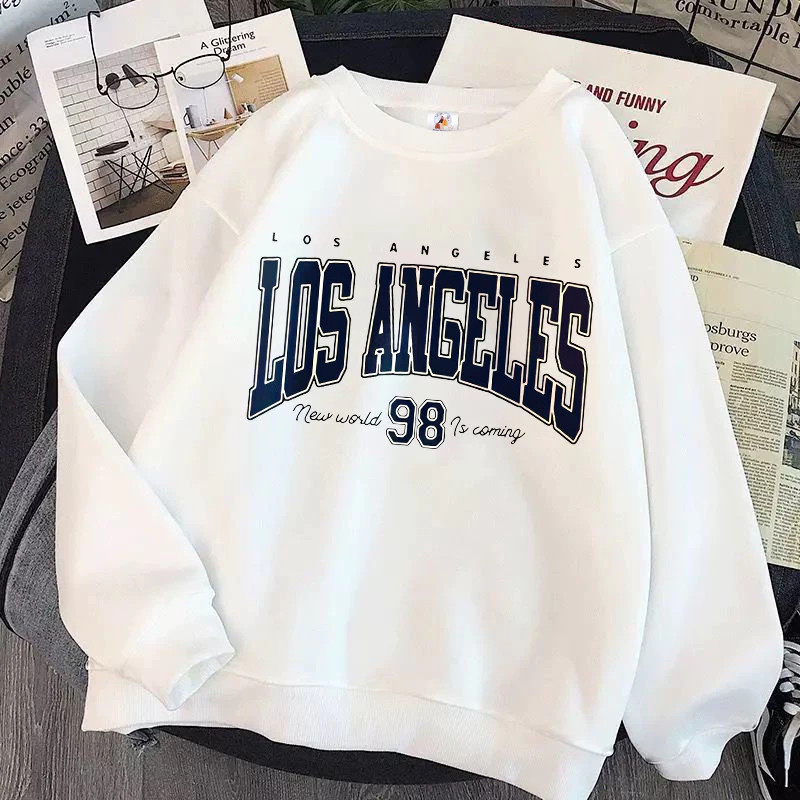 Sweater Oversize Unisex | Motif Los Angeles | Street Style Korean |  Nyaman