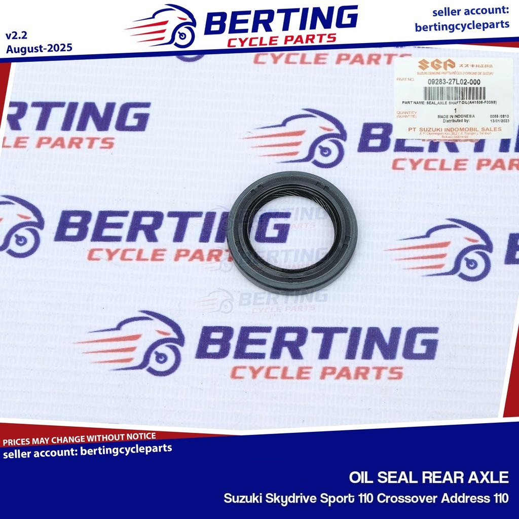 SEAL OIL SGP AS RODA BELAKANG Suzuki Skydrive Sport 110 Crossover Address 110 Asli 09283-27L02-000