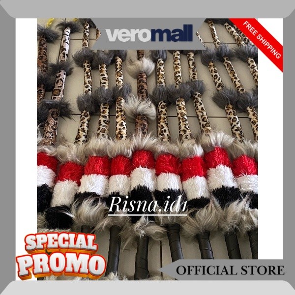 (BISA COD)Pecut Cambuk Jumbo Panjang kurang lebih 2,5m Bunyi Sangat Keras Cambuk Kuda Lumping,Leak d