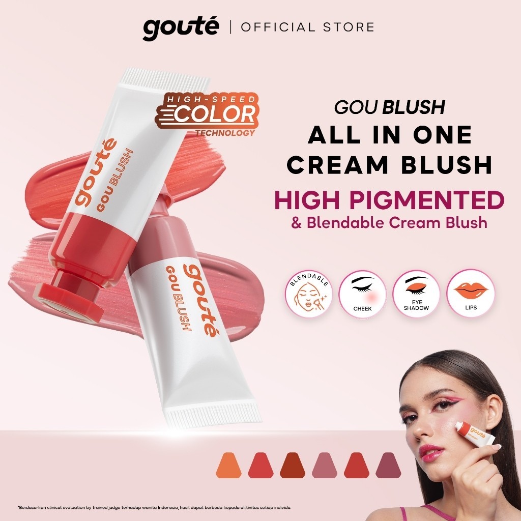 Goute Goublush Cream | All in One Blendable High Pigmented | YN COSMETIC