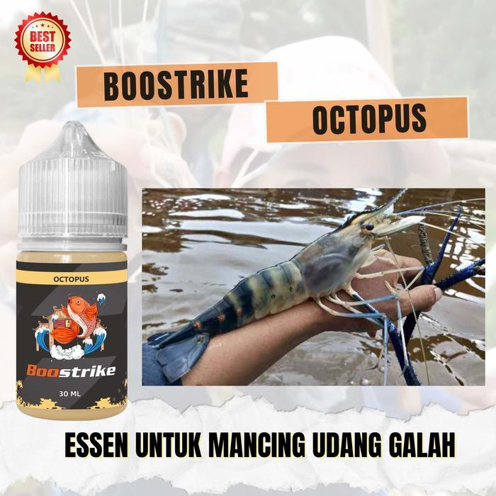 Boostrike Octopus Essen Biang Murni - Essen Udang Galah, Lobster Air Tawar dan Udang Windu 100% Lebi