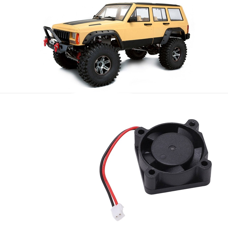 25x25mm RC Car Cooling Fan  High Rotation Speed Motor Cooling Fan for AXIAL SCX10 90046 RC Car Fan R