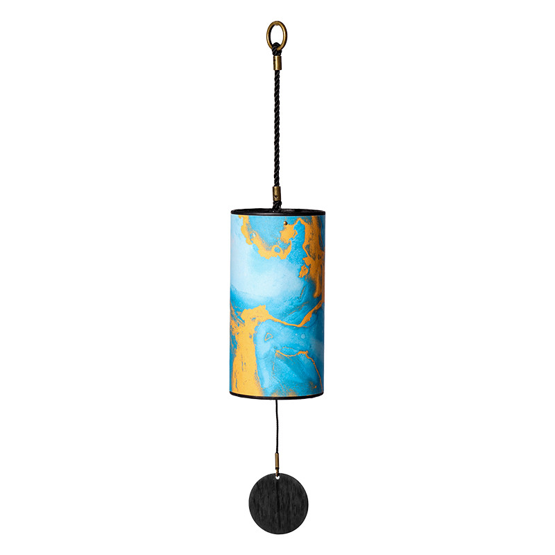 Hluru Bamboo Windchime 9 Rods , Wind Chimes 9 Rods, Wind bell Craft Outdoor, Garden Patio Zen Metati