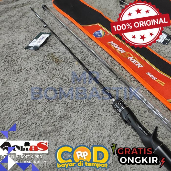 Joran Pancing BC Baitcasting 502XUL dan 502UL Orca mahasher 150 - 502XUL -bomb