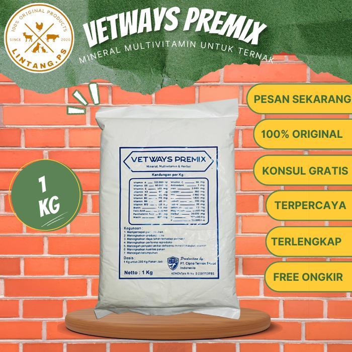 Vetways Premix 1 kg - Premix Sapi - Premix Vetways - Premix Kambing
