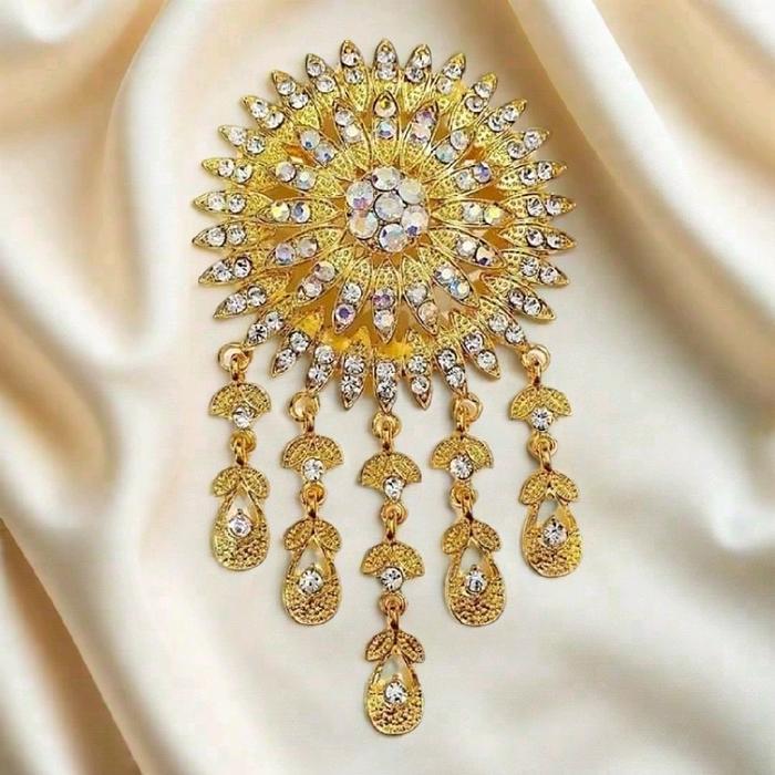 Promo Murah Bros Kebaya Kutubaru Bali Adat Pin - Model Bros Untuk Kebaya - Clips bros  diamond penga