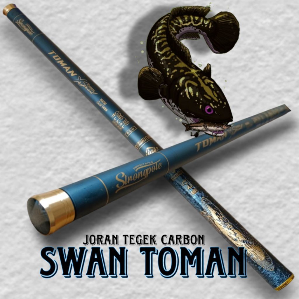 Joran Tegek Karbon Swan Toman Ringan Dan Kuat