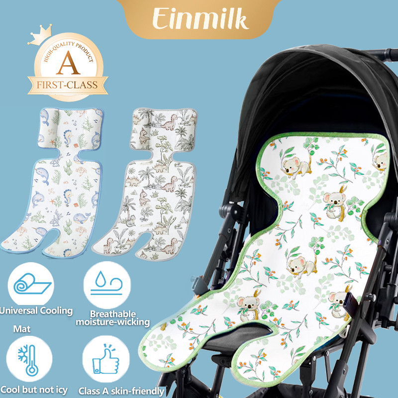 Einmilk Alas kereta dorong bayi, bernapas dan sejuk di musim panas, bantalan pendingin bayi, aksesor