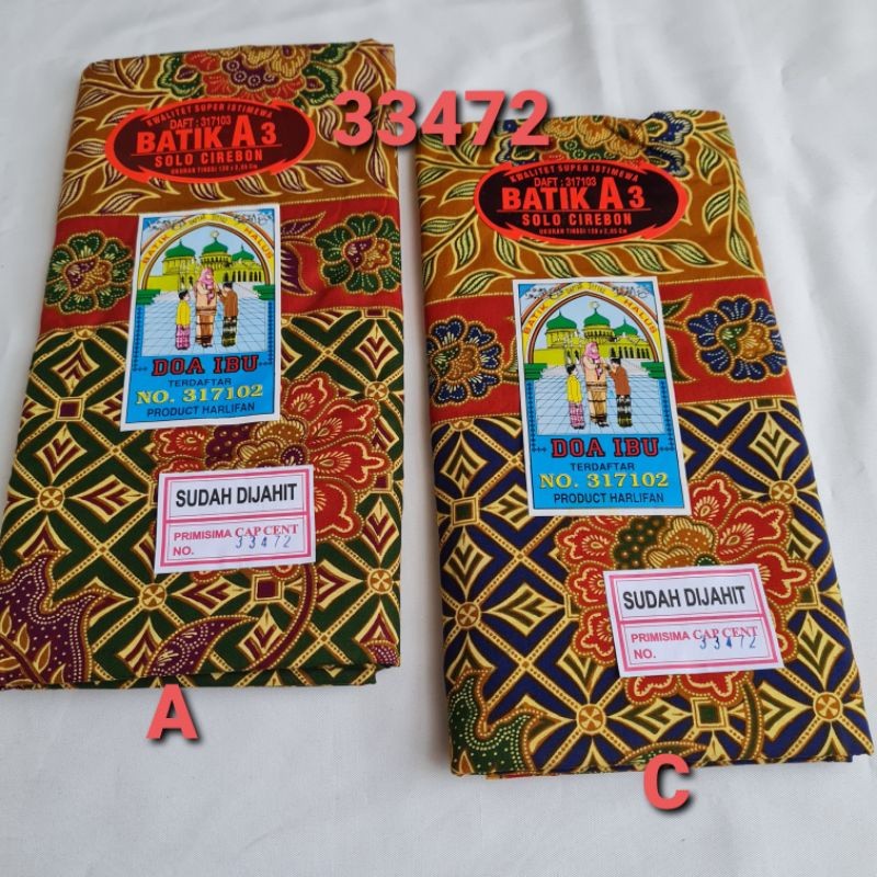 Kain batik/kain sarung Batik DOA IBU bisa utk ibu melahirkan