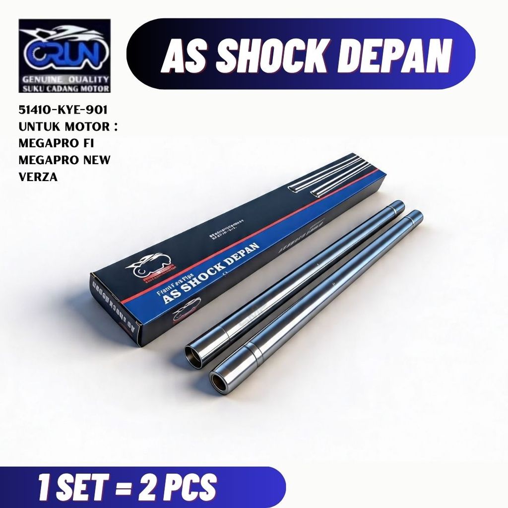 51410-KYE-901 / CRUN As Shockbreaker  / As Shock Depan Honda Verza Megapro NEW Megapro FI