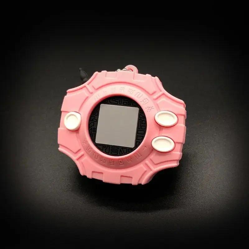 Anime Digimon Adventure PVC DIGIVICE Model Pendant Keychain Key Rings Evolution Props Digital Monste