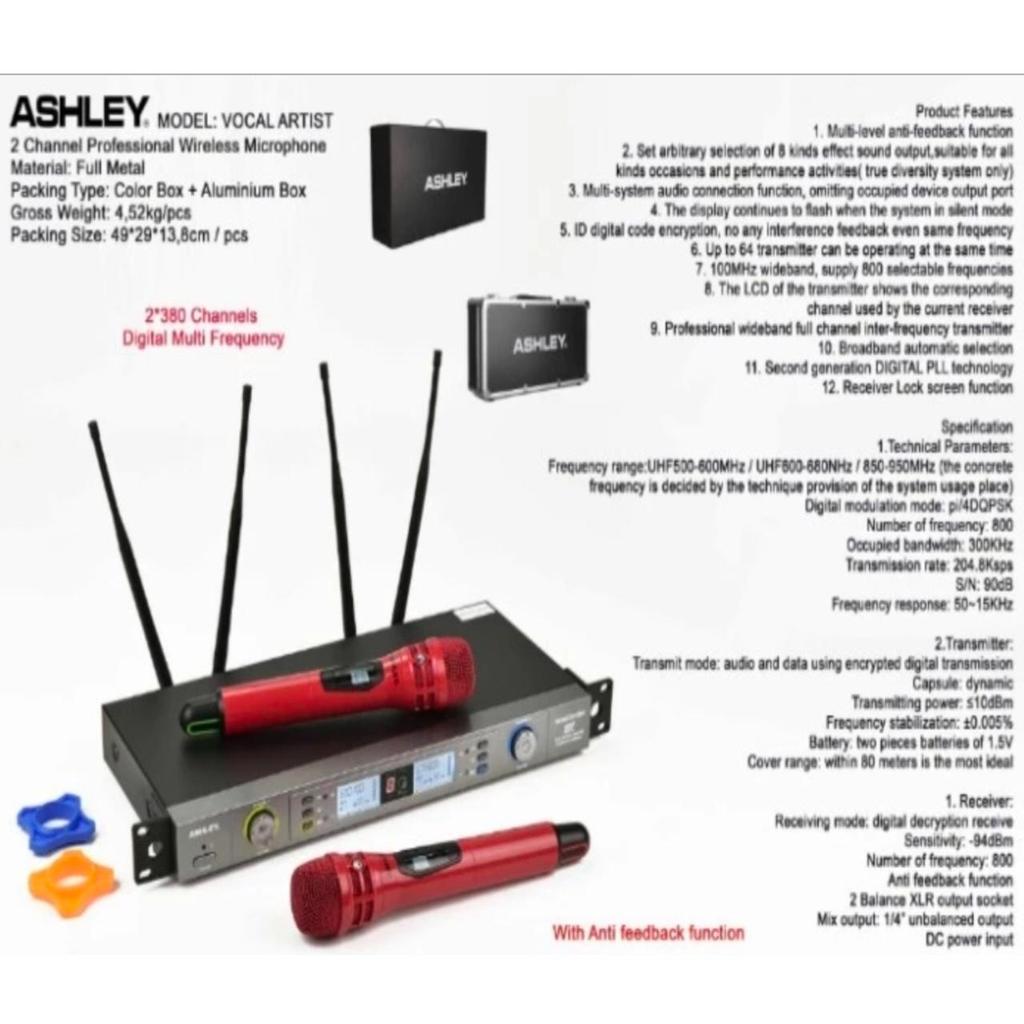 MIC WIRELESS ASHLEY VOCAL ARTIS-ARTIST