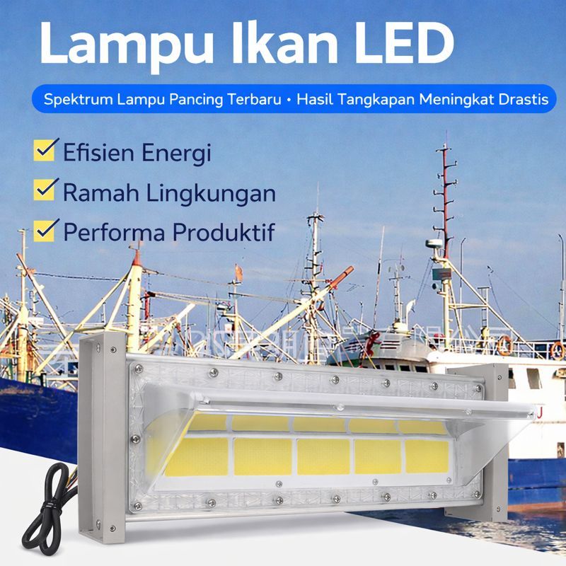 COD LAMPU LED KAPAL PENANGKAP IKAN 800WATT LED COB WARNA CYAN DAN YELLOW  / LAMPU IKAN / LAMPU CUMI 