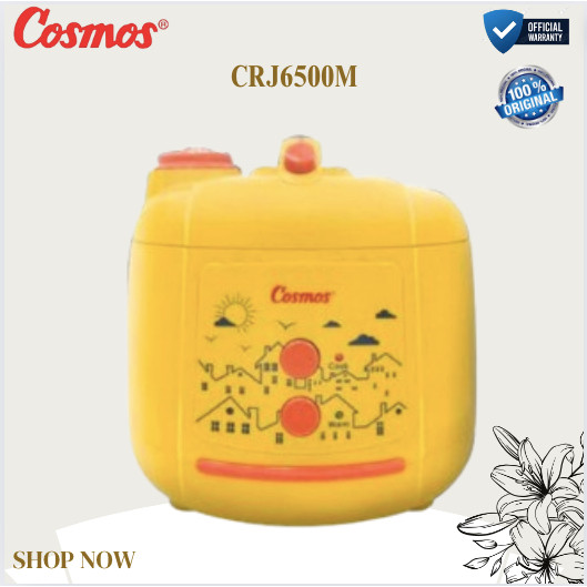 COSMOS RICE COOKER NON STICK CRJ6500M 2L/CRJ-6500M/CRJ-6500-M/CRJ 6500M/CRJ 6500 M/ORIGINAL GARANSI