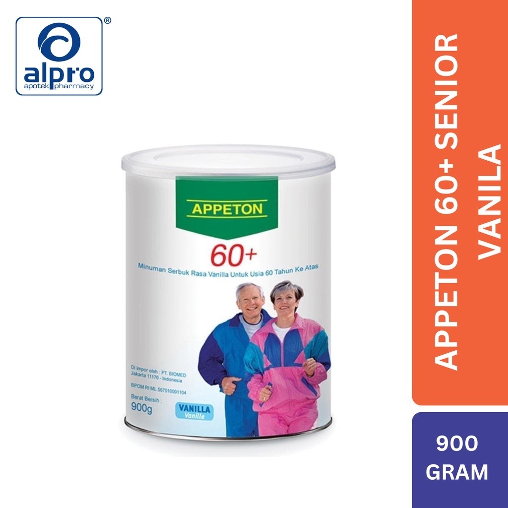 APPETON 60+ SENIOR VANILA 900G