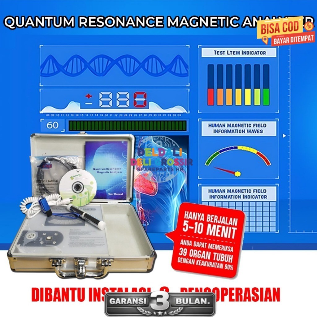 GROSIR READY STOK QRMA QUANTUM RESONANCE MAGNETIC ANALYZER ALAT ANALISA KESEHATAN BERBAHASA INDONESI