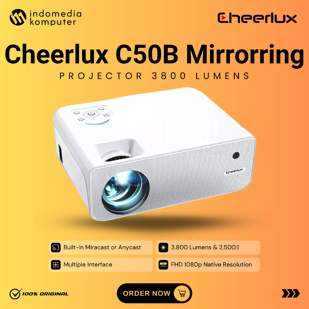 PROJECTOR C50 CHEERLUX MIRRORING 3800 LUMENS