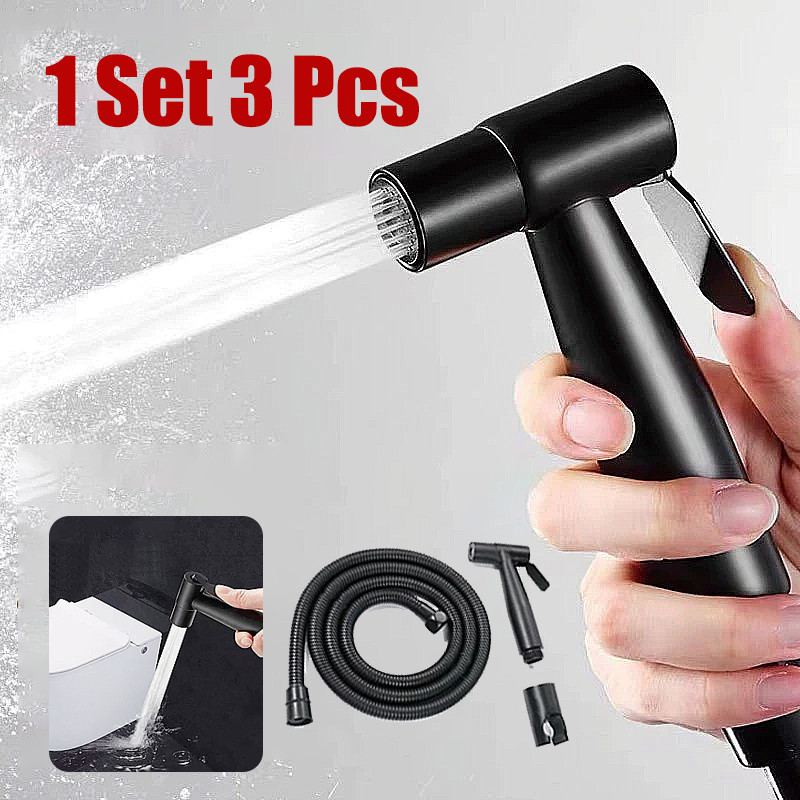 Jet Shower Toilet Hitam Bidet Shower Cebok Sower Spray Bidet Shower Tegangan Tinggi Bidet Shower