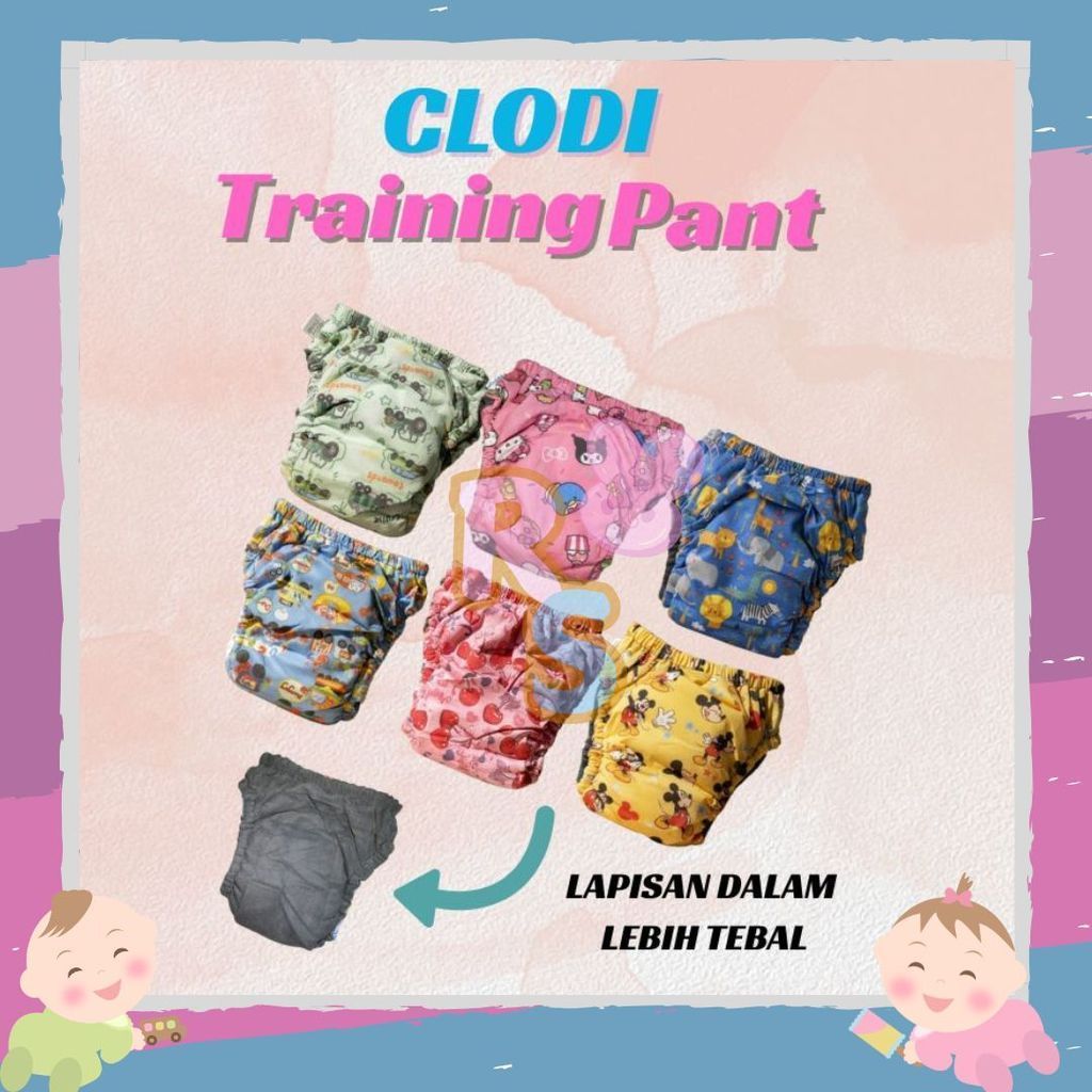 (CT) Clodi Training Pants Popok Kain Diaper / Clodi Cuci Ulang Celana Ompol Anak KUALITAS PREMIUM