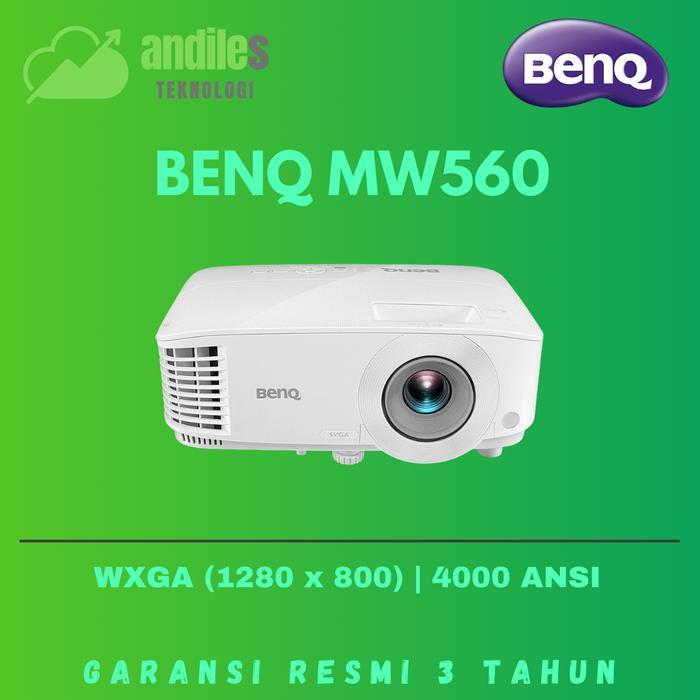 Proyektor BENQ WXGA - Proyektor BENQ MW560 4000 ANSI Lumens - Proyektor 4000 ANSI - Garansi Resmi