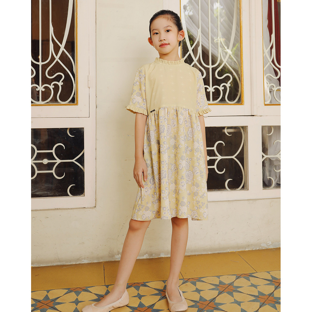 Muda Official Sasmita Dress Anak - Lemonade