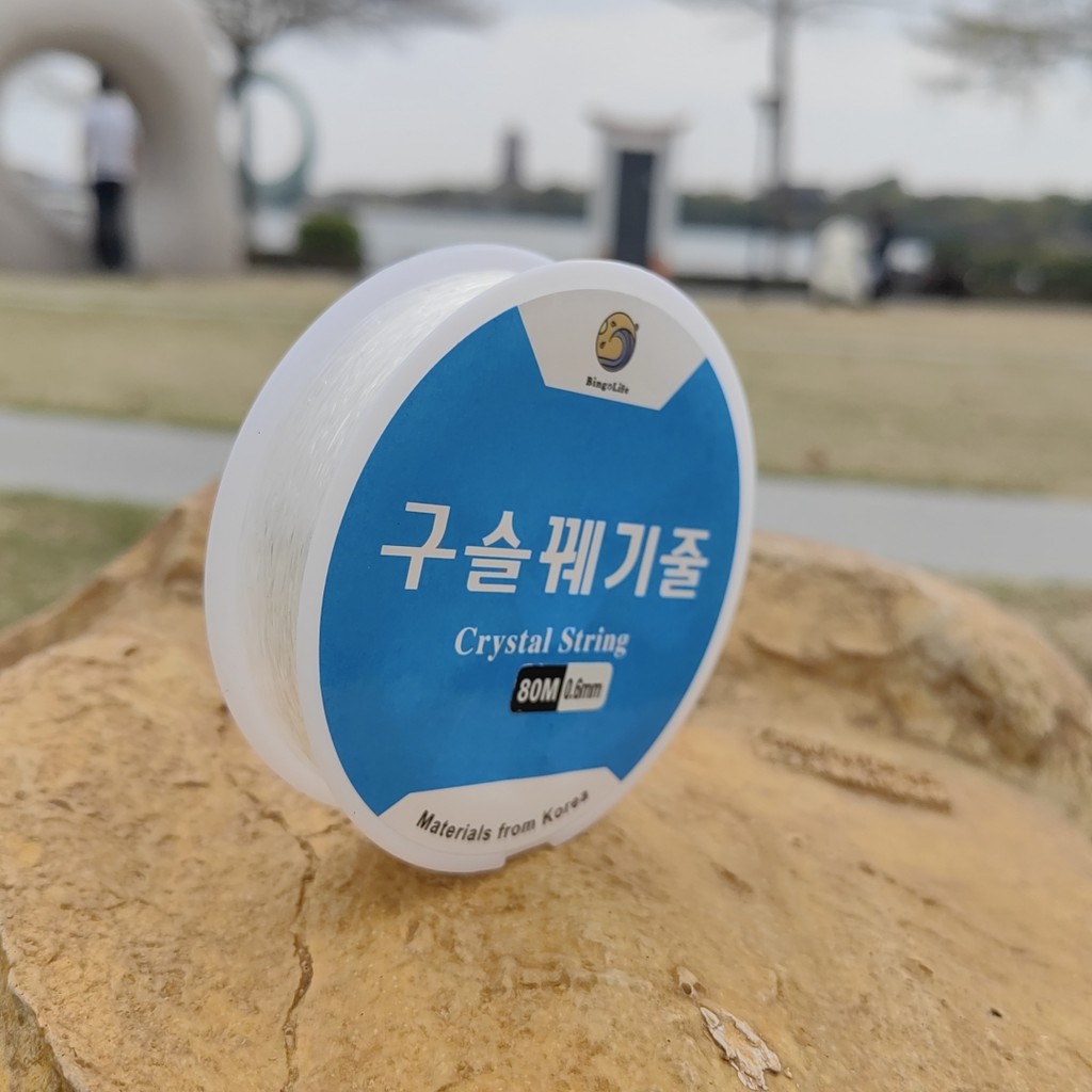 Bingolife Benang Elastis Korea DIY Gelang Kalung Berbagai Ukuran TanganBingolife Benang Elastis Kore