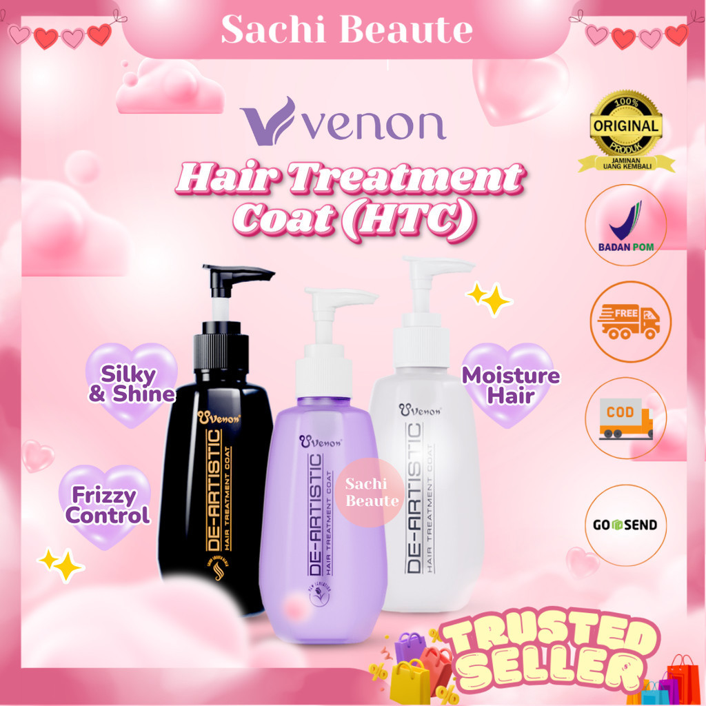 VENON Hair Serum Treatment Coat Series 160ml Vitamin Rambut / Serum Rambut minyak rambut