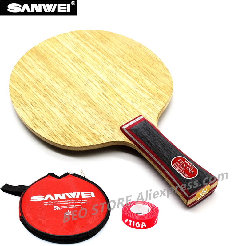 SANWEI FEXTRA 7 Table Tennis Blade 7 ply wood all-around Japan Tech (Stiga Clipper CL Structure) Pin