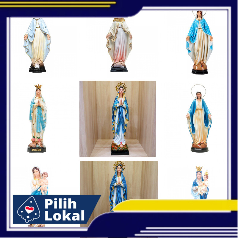 Aneka Patung Katolik Yesus Goa Bunda Maria 60cm - Patung Rohani - Patung Gereja