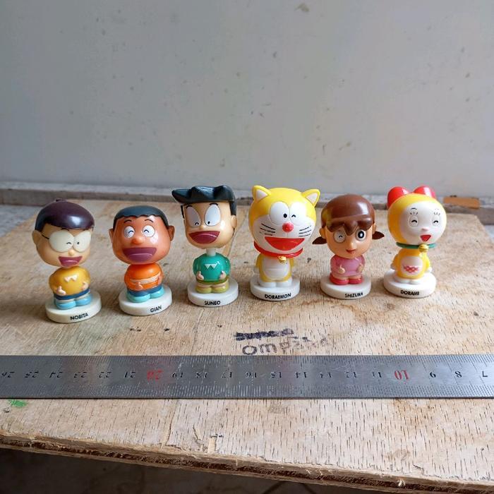 6 pcs figure mainan Doraemon hokben GG99