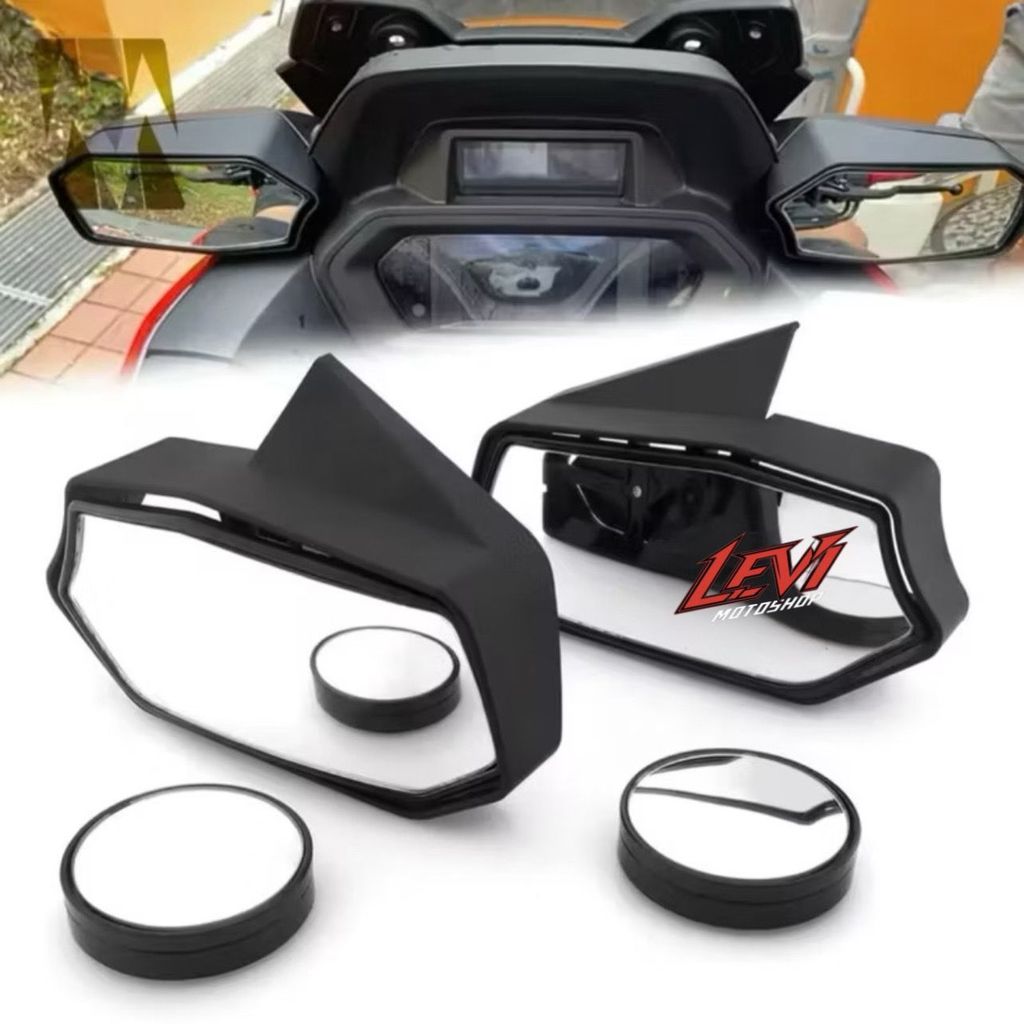 Spion Xmax Spion Kuping Xmax Yamaha Connected Kaca Putih Bonus Kaca Cembung Kualitas Import Premium