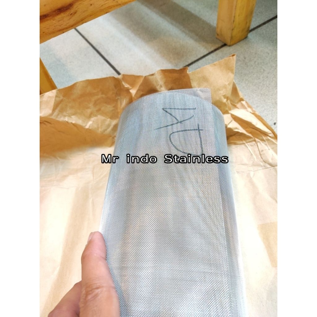 Kawat Mesh 60 Stainless SS304 Rollan 30 Meter - Wiremesh - Kawat Loket - Kawat ayakan Stainless