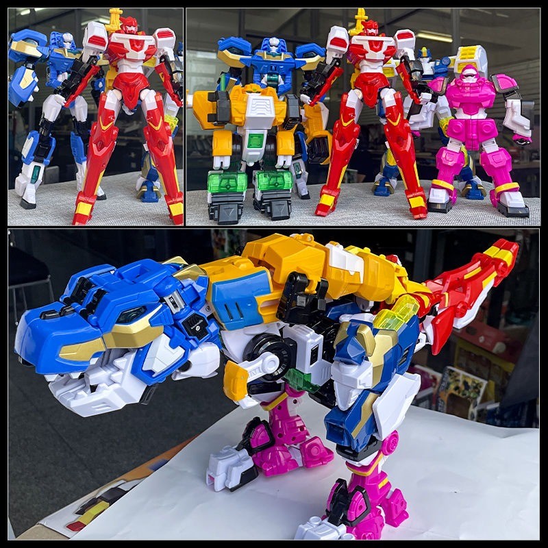 5 IN 1 Mini Force 2 Super Gino Power Transformation Robot Toys Action Figures MiniForce X Deformatio