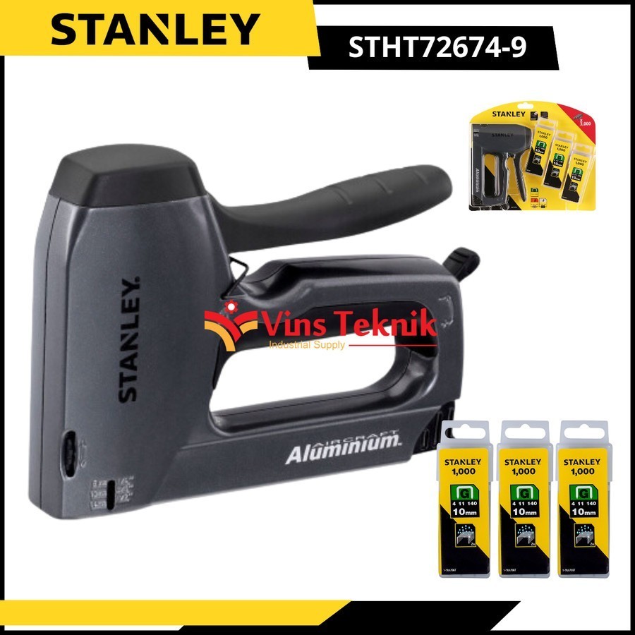STANLEY STHT72674-9 Staples Tembak Alumunium SET Refill 3000pcs