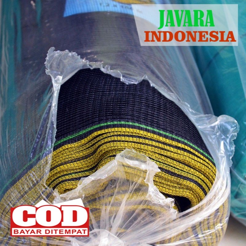 jaring waring hitam untuk pagar tanaman kandang ayam kandang bebek 10 meter