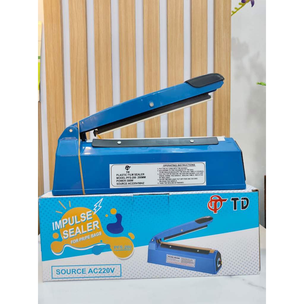 Impulse Sealer PFS-200 TD / Alat Press Perekat Plastik (LAS PLASTIK) / Sealer plastik TD