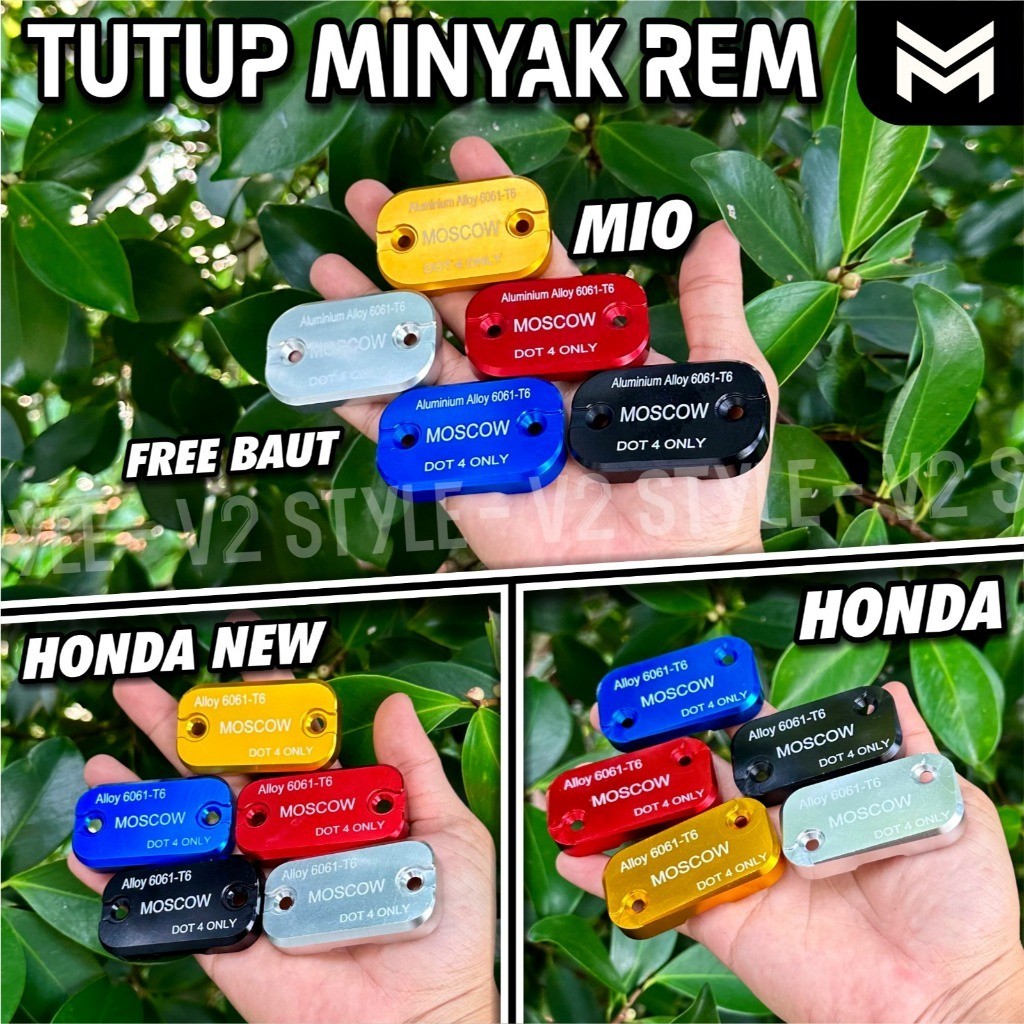 TUTUP MINYAK REM COVER TUTUP MINYAK REM DEPAN COVER MINYAK PENUTUP LUBANG MINYAK MASTER REM MOTOR FU