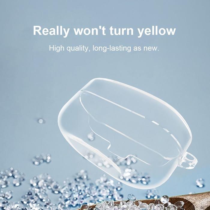 Case Earbuds Sony WF 1000XM3 XM4 XM5 Silikon Transparan Anti Kuning Pelindung Charging Case Anti Deb