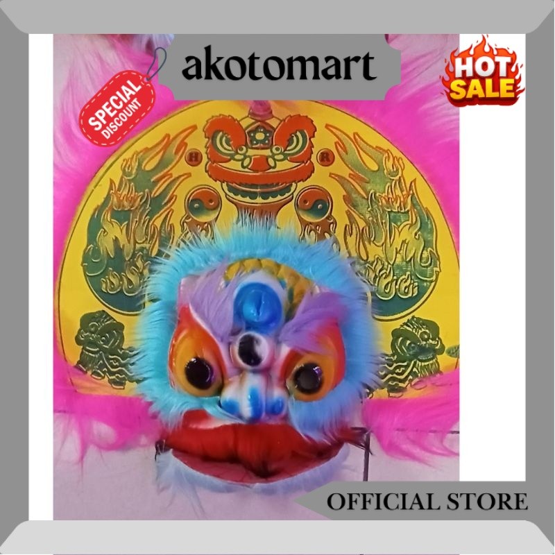 Topeng Reog Barongsai Anak Kecil SC