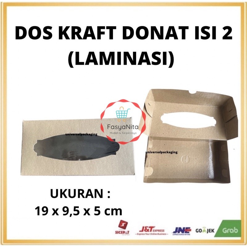 Dos KRAFT DONAT D2 LAMINASI ISI 2 | D2 Box Dos Kue Donat Kraft - Fasyanita Online Fresh Mart Denpasa