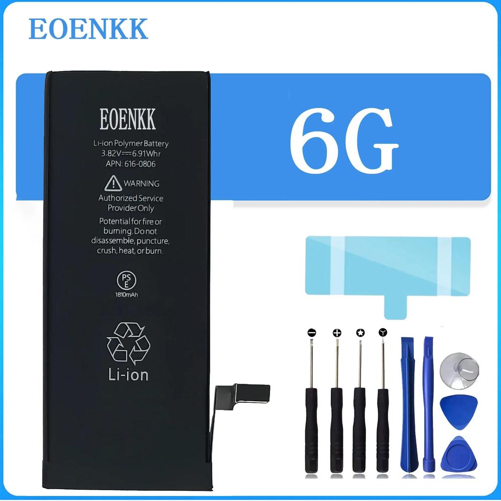 EOENKK 1810Mah Battery For Apple iPhone 6 6G A1549 A1586 A1589 616-0806 Repair Part High Capacity Re