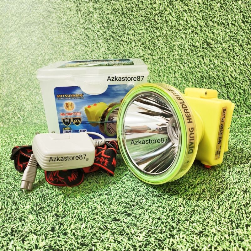 BISA COD Senter kepala MITSUYAMA MS-216P PLUS 100watt senter kepala diving senter kepala selam cahay