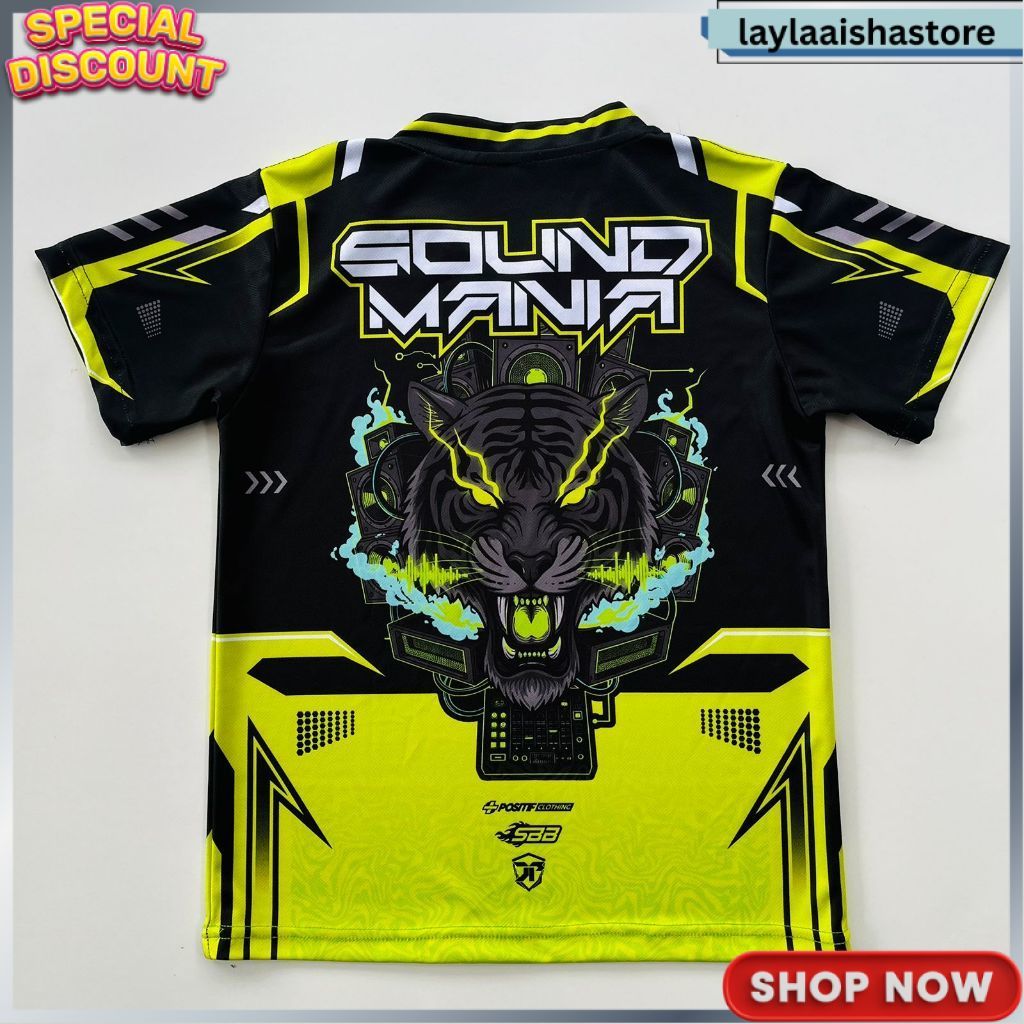 TERLARIS Positif Merch Baju Kaos Jersey Printing Sound System Sound Mania LLS
