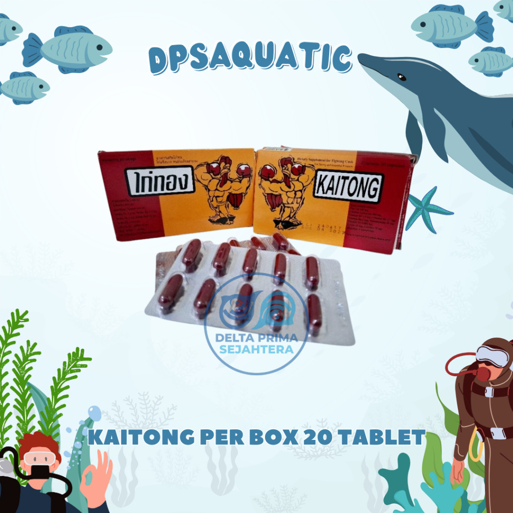 KAITONG PER BOX 20 TABLET - Suplemen Vitamin Ayam Ternak Dan Aduan.
