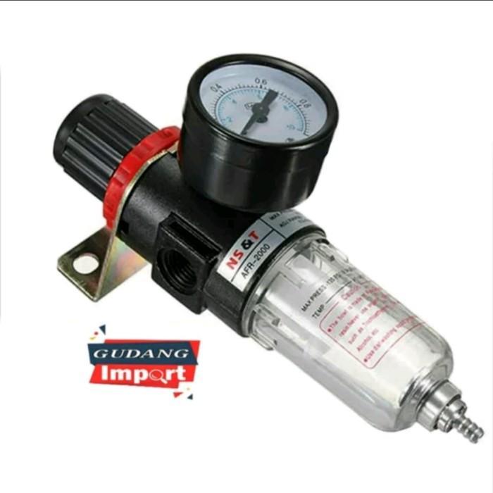 REGULATOR FILTER SARINGAN SETELAN TEKANAN ANGIN KOMPRESOR TEKIRO