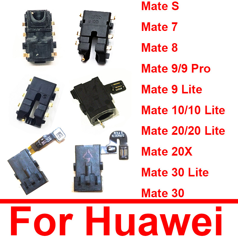 Audio Jack Flex Ribbon For Huawei Mate S 20X 7 8 9 10 20 30 Lite Pro Headphone Earphone Port Module 