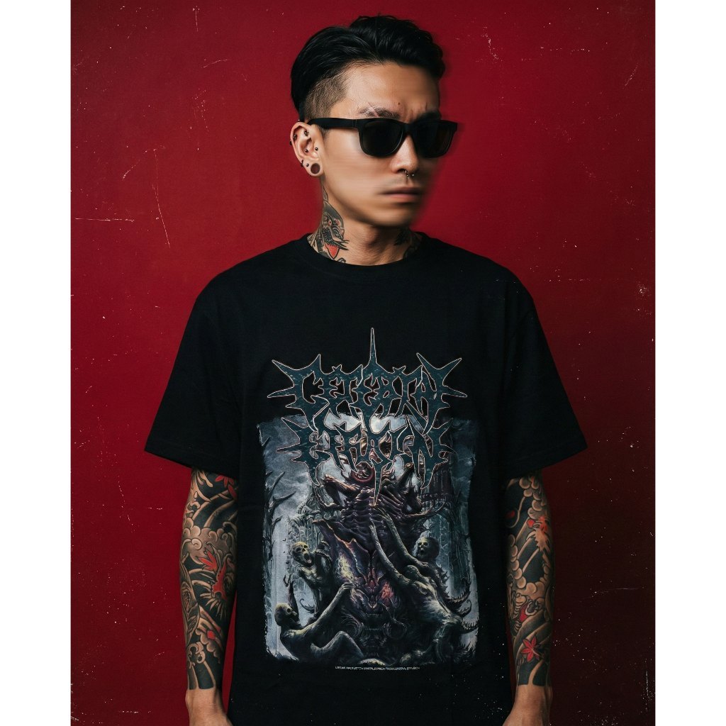 Tshirt Cerebral Effusion - Idolatry Katun M-XXL Kaos Pria